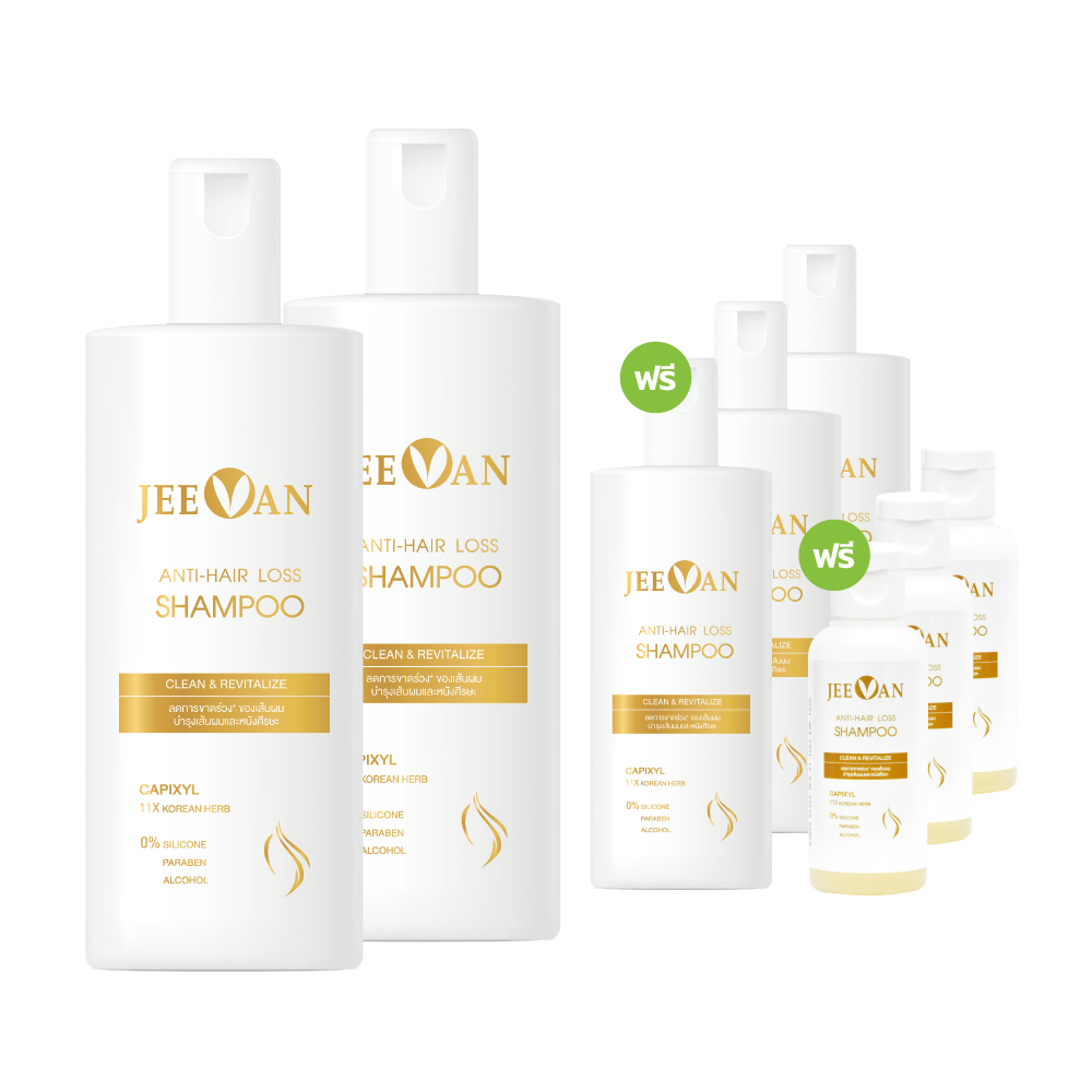 Jeevan Plus แอนตี้ แฮร์ลอส แชมพู (2แถม6) จีวาน พลัส Image