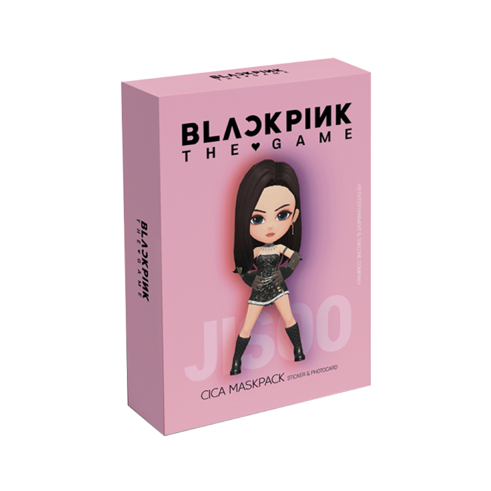 Blackpink The Game แผ่นมาส์กบำรุงผิวหน้า สูตร Cica จีซู แบล็กพิงก์ เดอะ เกม The Game Cica Maskpack JISOO Image