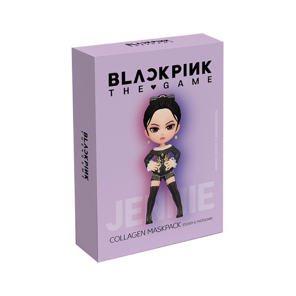Blackpink The Game แผ่นมาส์กบำรุงผิวหน้า สูตร Collagen เจนนี่ แบล็กพิงก์ เดอะ เกม The Game Collagen Maskpack JENNIE Image