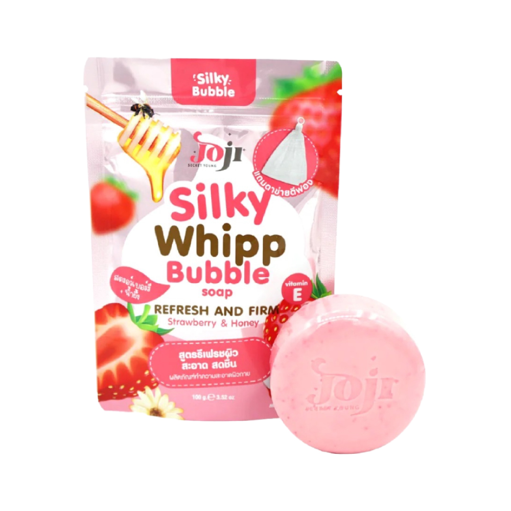 Joji Secret Young โจจิ สบู่วิปโฟม สูตรRefresh and Firm กลิ่นสตรอว์เบอร์รี่ และ ฮันนี่ ขนาด 100 กรัม Image